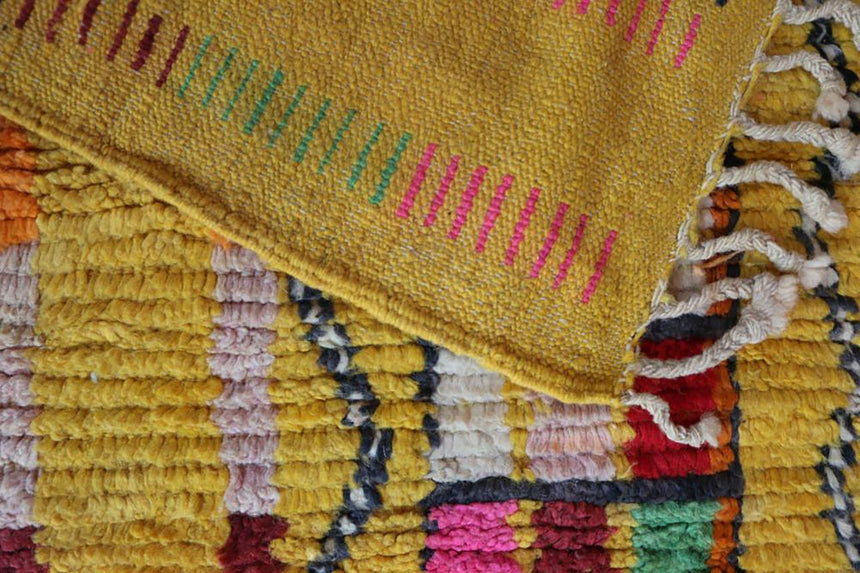 Tapis de couloir Berbere marocain pure laine 66 x 340 cm - AFKliving