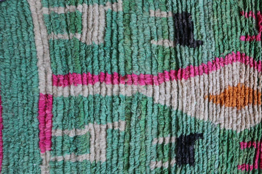 Tapis de couloir Berbere marocain pure laine 67 x 360 cm - AFKliving