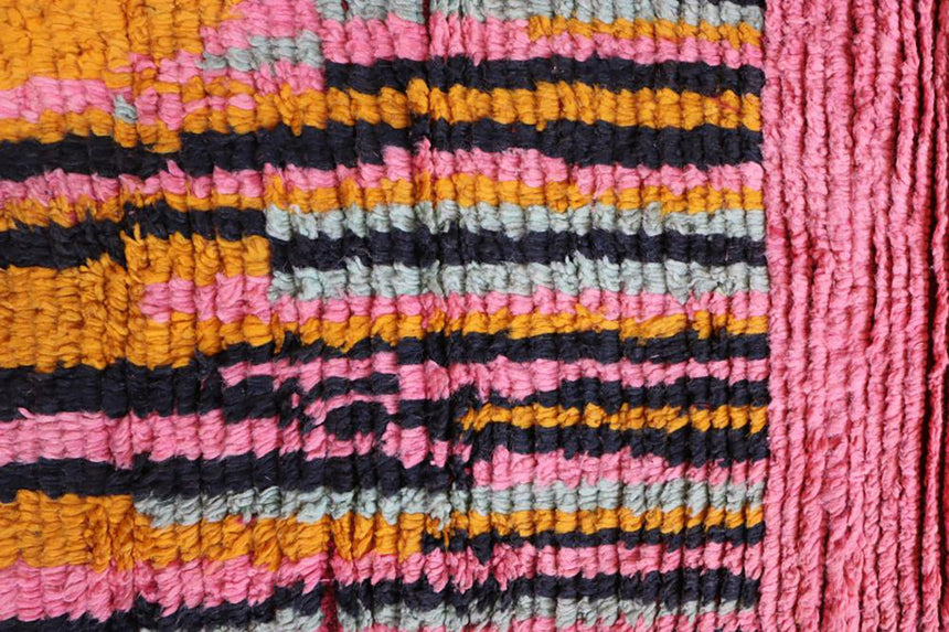 Tapis de couloir Berbere marocain pure laine 69 x 338 cm - AFKliving