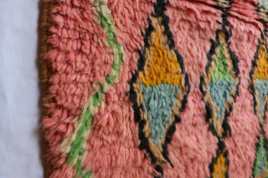 Tapis de couloir Berbere marocain pure laine 70 x 340 cm - AFKliving