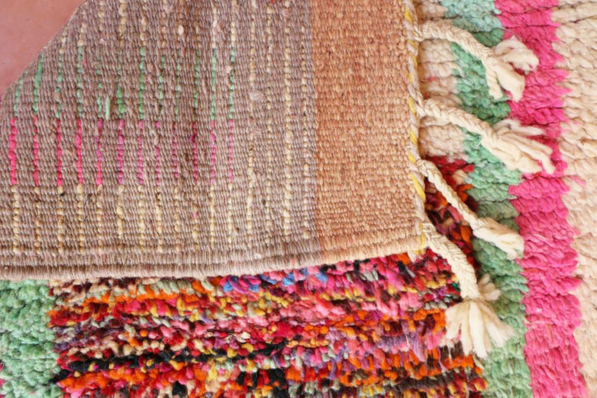 Tapis de couloir Berbere marocain pure laine 71 x 351 cm - AFKliving