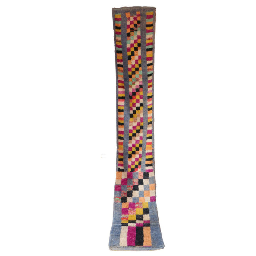 Tapis de couloir Berbere marocain pure laine 71 x 413 cm - AFKliving