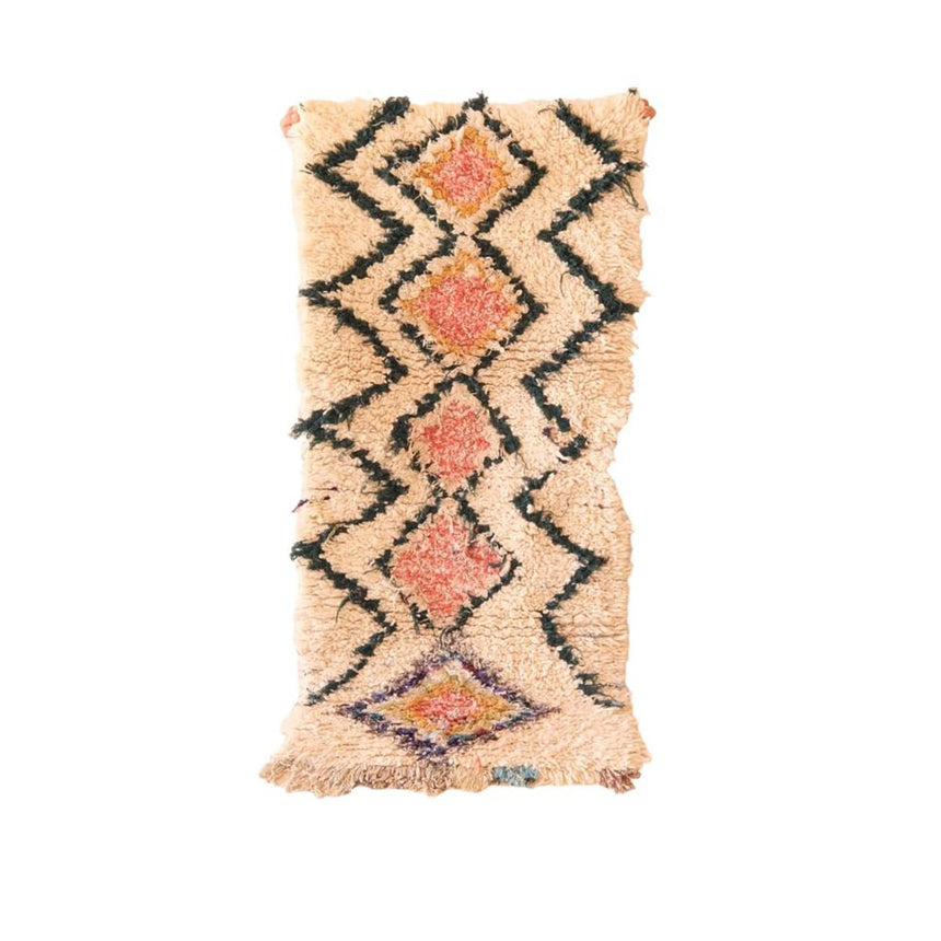Tapis de couloir Berbere marocain pure laine 72 x 163 cm - AFKliving