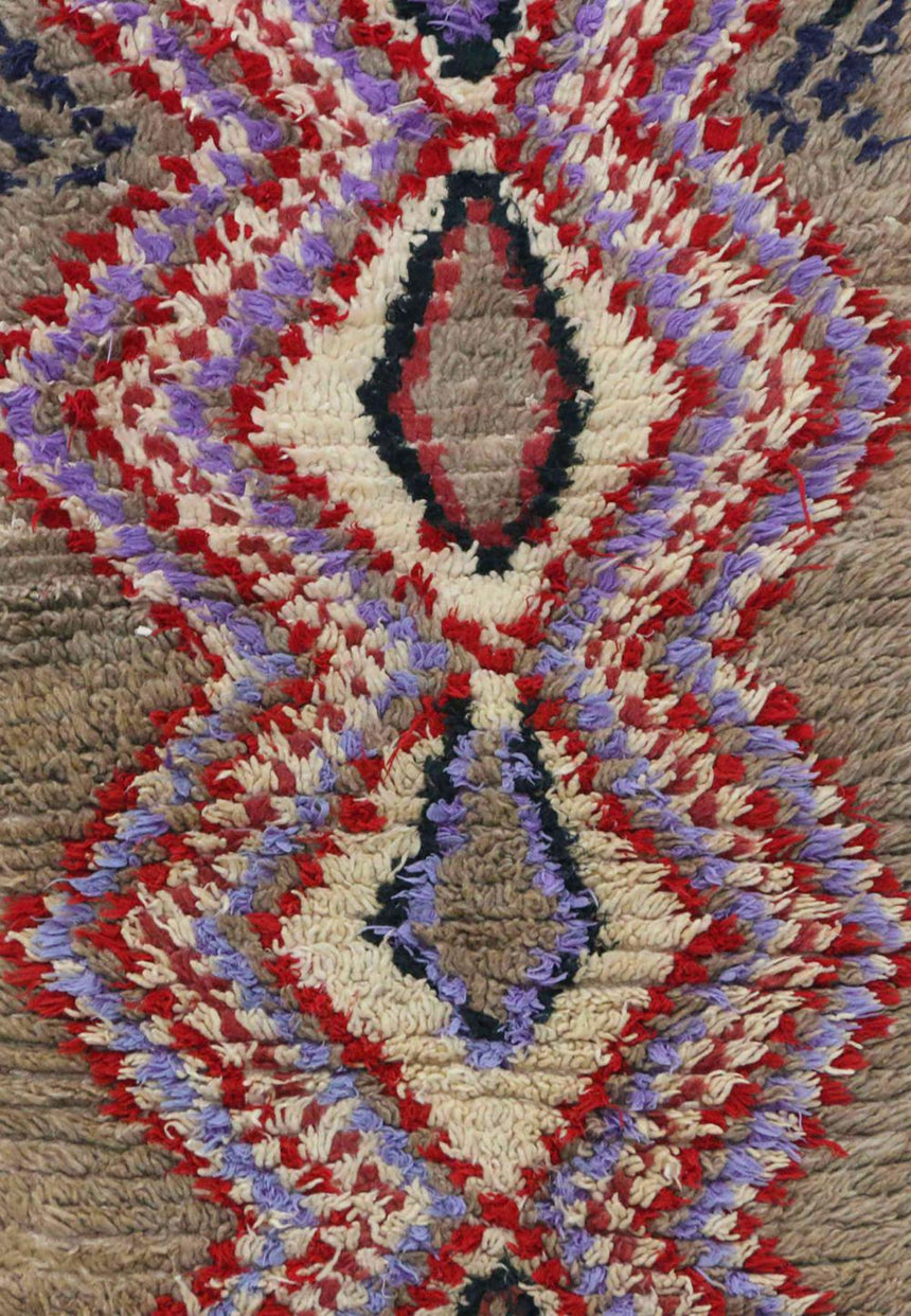 Tapis de couloir Berbere marocain pure laine 72 x 190 cm - AFKliving