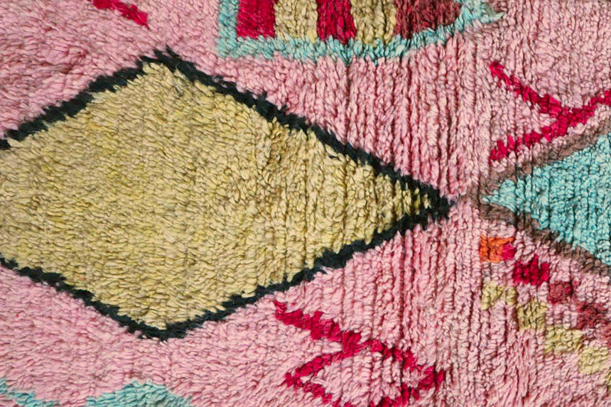 Tapis de couloir Berbere marocain pure laine 73 x 300 cm - AFKliving
