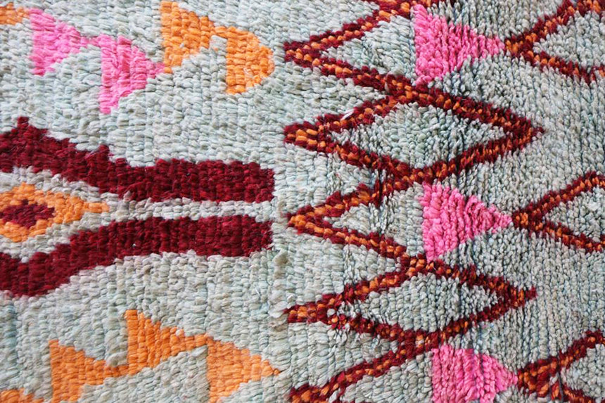Tapis de couloir Berbere marocain pure laine 74 x 316 cm - AFKliving