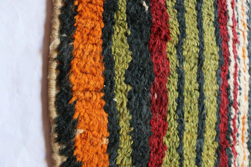 Tapis de couloir Berbere marocain pure laine 75 x 378 cm - AFKliving