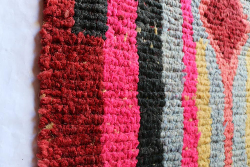 Tapis de couloir Berbere marocain pure laine 75 x 402 cm - AFKliving