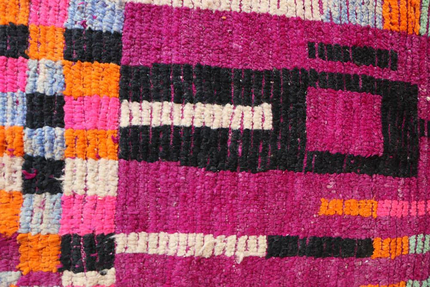 Tapis de couloir Berbere marocain pure laine 75 x 768 cm - AFKliving