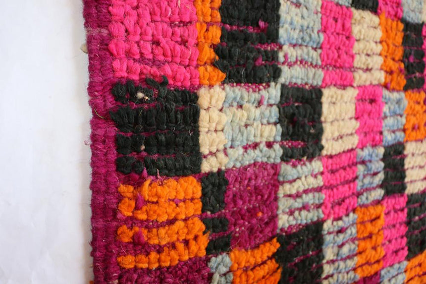 Tapis de couloir Berbere marocain pure laine 75 x 768 cm - AFKliving
