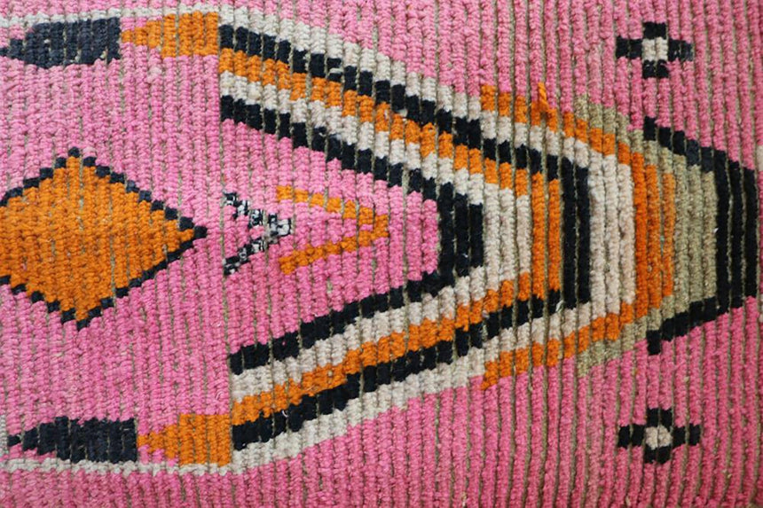 Tapis de couloir Berbere marocain pure laine 76 x 355 cm - AFKliving