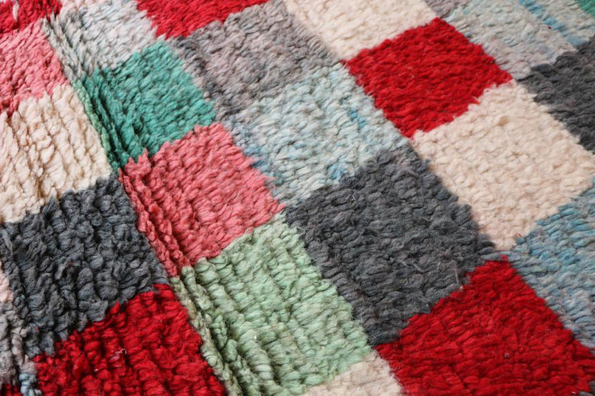 Tapis de couloir Berbere marocain pure laine 76 x 408 cm - AFKliving