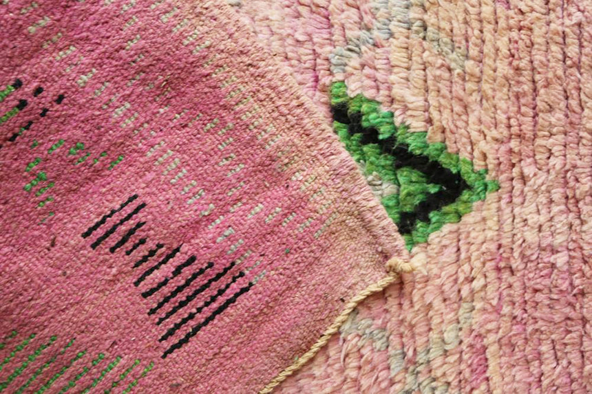 Tapis de couloir Berbere marocain pure laine 81 x 389 cm - AFKliving