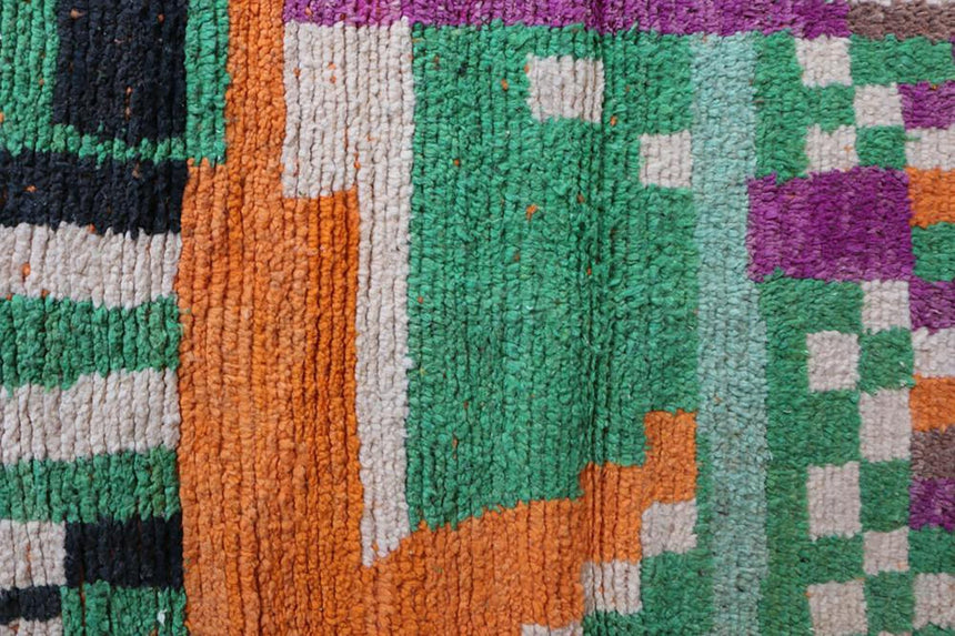 Tapis de couloir Berbere marocain pure laine 81 x 396 cm - AFKliving
