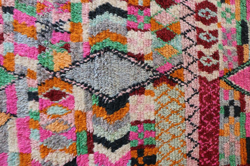 Tapis de couloir Berbere marocain pure laine 82 x 494 cm - AFKliving