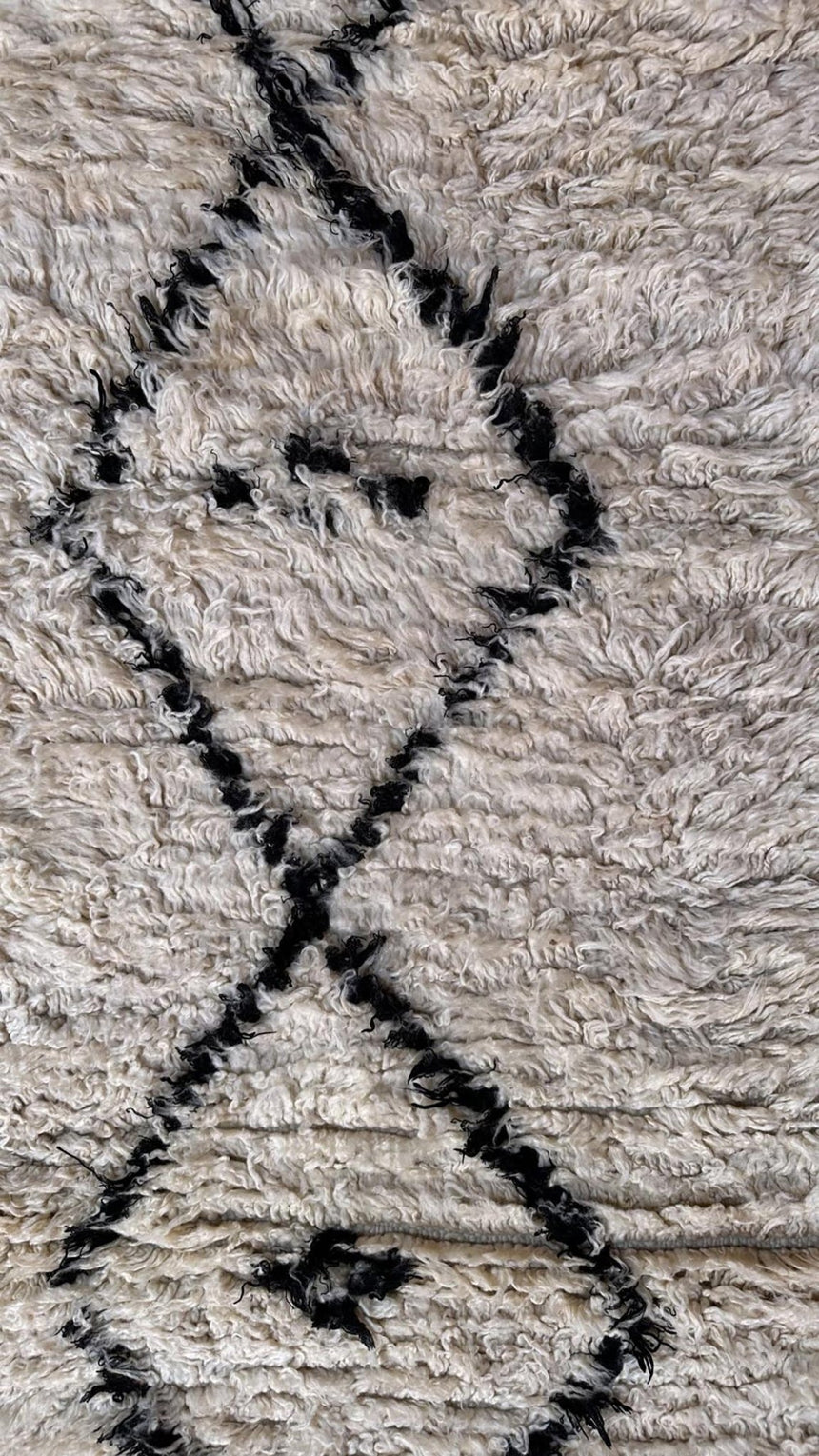 Tapis de couloir Berbere marocain pure laine 90 x 257 cm - AFKliving