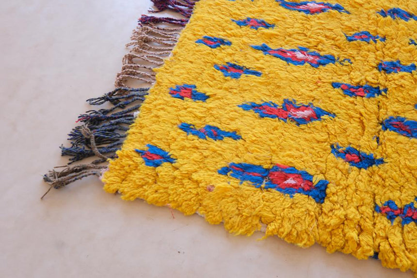 Tapis de couloir Berbere marocain pure laine 92 x 172 cm - AFKliving