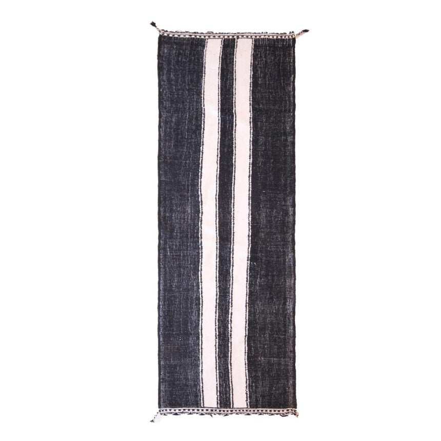 Tapis de couloir Kilim Berbere pure laine 112 x 302 cm - AFKliving