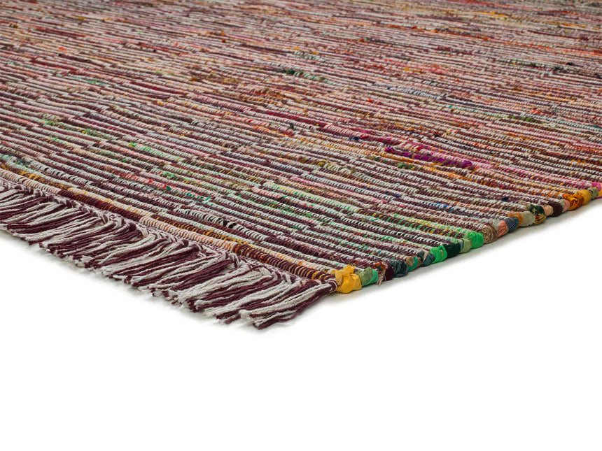 Tapis de style bohème en matière recyclée CHINDI - AFKliving