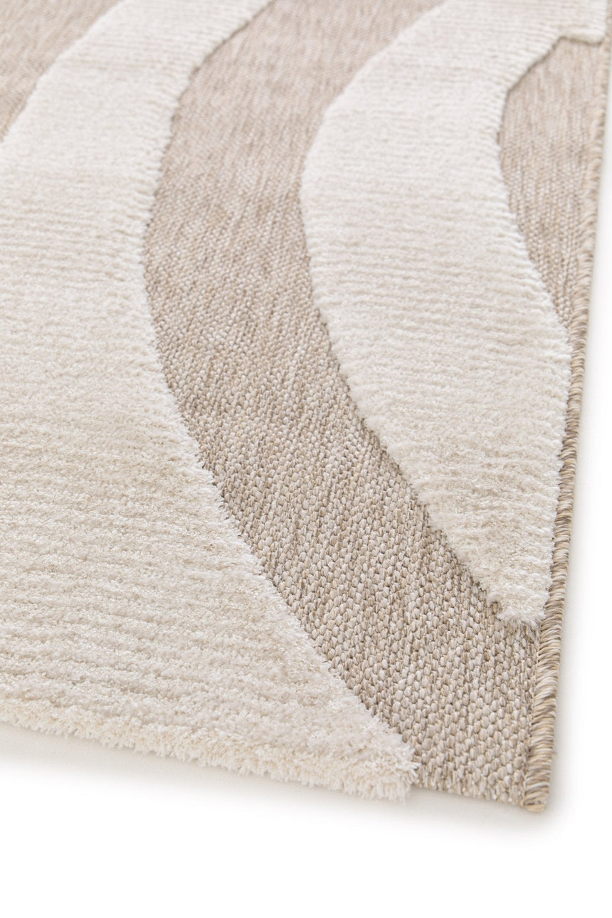 Tapis en relief style japandi ONDE - AFKliving