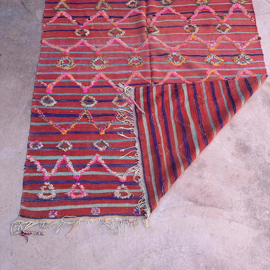 Tapis Kilim Berbere marocain pure laine 138 x 220 cm - AFKliving