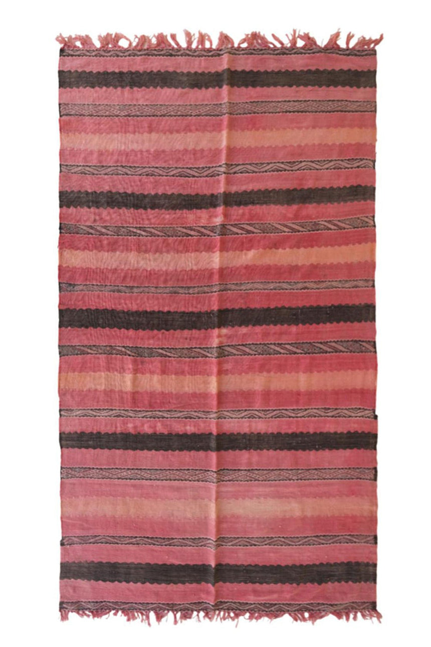 Tapis Kilim Berbere marocain pure laine 144 x 253 cm - AFKliving
