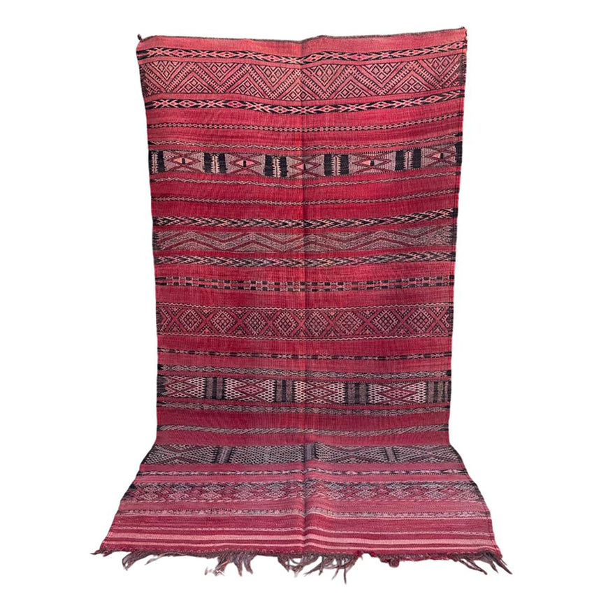 Tapis Kilim Berbere marocain pure laine 150 x 282 cm - AFKliving