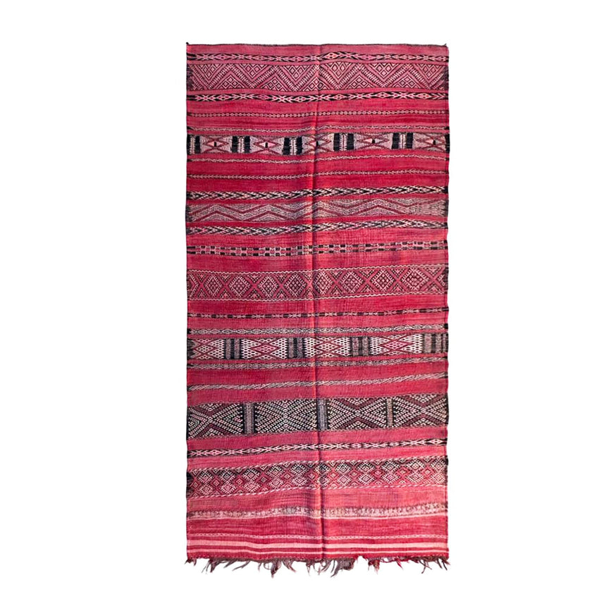 Tapis Kilim Berbere marocain pure laine 150 x 282 cm - AFKliving