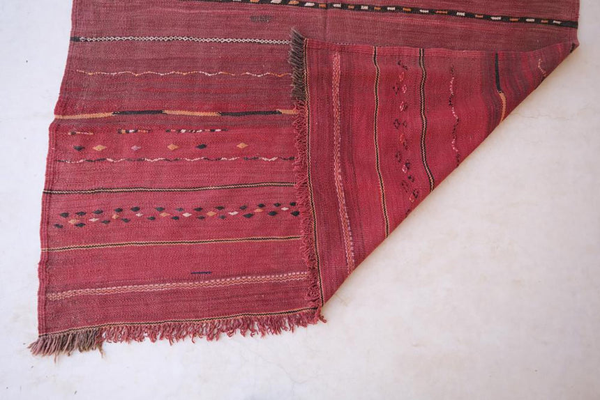 Tapis Kilim Berbere marocain pure laine 157 x 217 cm - AFKliving