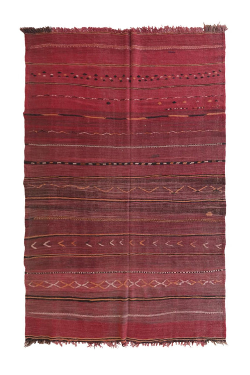 Tapis Kilim Berbere marocain pure laine 157 x 217 cm - AFKliving
