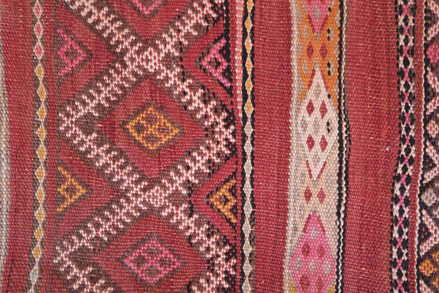 Tapis Kilim Berbere marocain pure laine 168 x 360 cm - AFKliving
