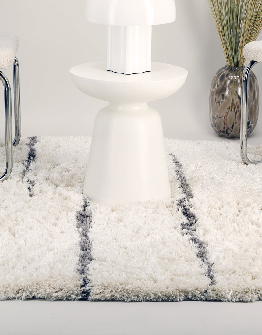 Tapis shaggy ultra doux forme galet MELLOW - AFKliving